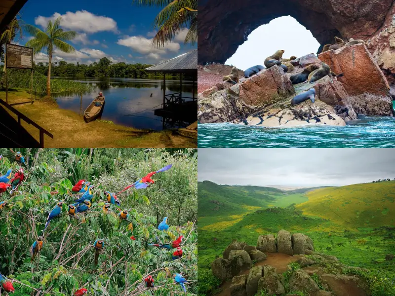 Reservas naturales en Perú