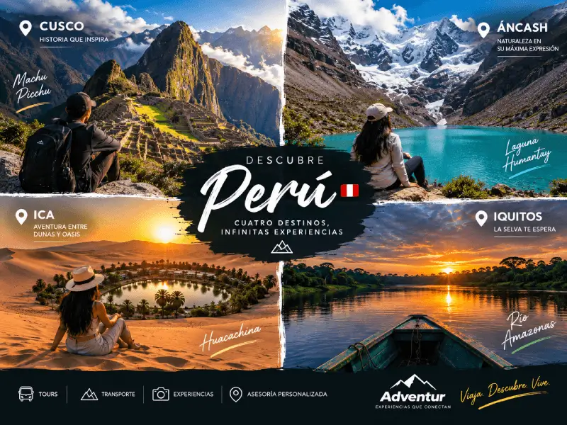 destinos turísticos del Perú 2026